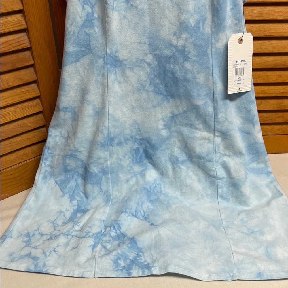 Billabong Light Blue Tie-Dye Halter Dress - Picture 5 of 13